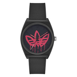 Adidas Originals Street Project Two AOST22039 Horloge - Kunststof - Zwart - Ø 38 mm