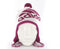 adidas Peruvian Earbeanie - Muts - Algemeen - Maat Adult - Wit;Sterk Roze