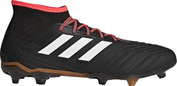 adidas PREDATOR 18.2 FG - Voetbalschoenen - Zwart/Rood - CP9290