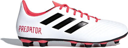 adidas Predator 19.4 FxG (Flexible Grounds) Sportschoenen - Maat 42 2/3 - Mannen - wit/roze/zwart