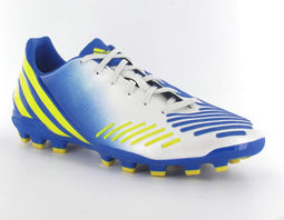 adidas Predator Absolado LZ TRX AG Junior - Voetbalschoenen - Kinderen - Maat 28 - Wit/Blauw/Geel