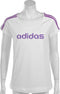adidas - Reload Lineage Tee - adidas Damesshirtje - S - Wit/Paars