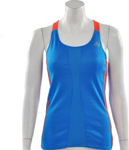 adidas Response Cup Tank Womens - Sporttop - Dames - Maat 44 - Blauw;Oranje