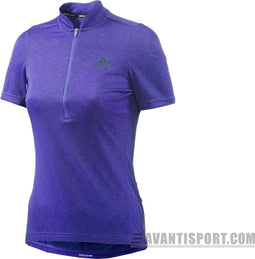 adidas - Response SS JSY Women - Shirt - XL - Paars