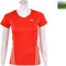 adidas Snit Short Sleeve Tee Women's - Sportshirt - Dames - Maat 44 - Knal Rood;Fluor Zalm