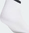 adidas Sportswear 3-Stripes Cushioned Sportswear Korte Sokken 3 Paar - Unisex - Wit- 49-51