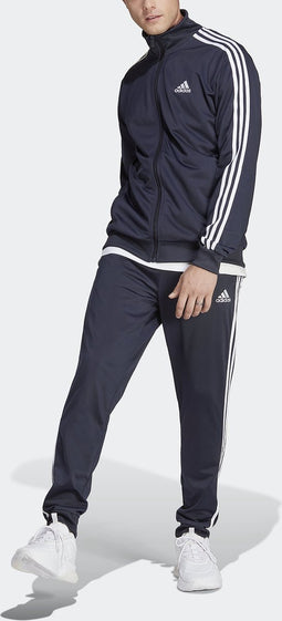 adidas Sportswear Basic 3-Stripes Tricot Trainingspak - Heren - Blauw- L