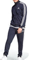adidas Sportswear Basic 3-Stripes Tricot Trainingspak - Heren - Blauw- L