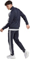 adidas Sportswear Basic 3-Stripes Tricot Trainingspak - Heren - Blauw- L