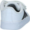 adidas - Vl Court 2.0 Cmf Inf - Lage sneakers - Jongens - Maat 18 - Wit;Witte - Ftwr White/Black