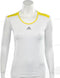 adidas - W adizero Capsleeve - Dames Tennis Shirts - XL - Wit/Geel
