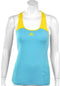 adidas - W adizero Tank - adidas Tennis Top - S - Lichtblauw/Geel