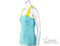 adidas - W adizero Tank - adidas Tennis Top - S - Lichtblauw/Geel