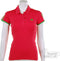 adidas - Women's Barricade Cap Polo - adidas Tennis Polo's - 36 - FreshPink/IntensGreen