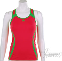 adidas - Women's Barricade Top - adidas Tenniskleding - 42 - FreshPink/IntensGreen