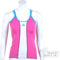 adidas - Women's Barricade Top - Dames Tennis Tops - 38 - IntensRoze/IntensBlauw