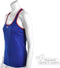adidas - Women's Response Classical Tanktop - adidas Tennis Top - L - PaarsBlauw/FluorRood