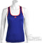 adidas - Women's Response Classical Tanktop - adidas Tennis Top - L - PaarsBlauw/FluorRood