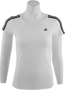 adidas Womens Response Tee - Sportshirt - Dames - Maat 40 - White;Black