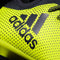 adidas - X 17.3 FG Junior - Voetbalschoenen - Kinderen - Geel/Zwart - maat 35