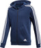 adidas - Young Boys 3S Full Zip Hoodie - Kinderen - maat 140