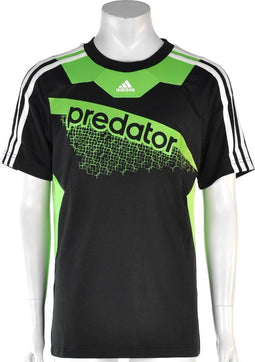 adidas Young Boys Predator Tee - Sportshirt - Kinderen - Maat 128 - Zwart;Licht Groen