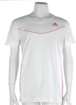 adidas Young Girls ET Tee - Sportshirt - Kinderen - Maat 176 - White