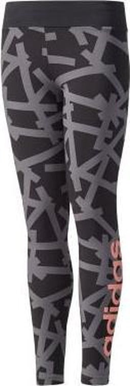 adidas - Young Girls Linear Print Tight - Kinderen - maat 116