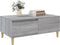 vidaXL - Salontafel - 90x50x36,5 - cm - bewerkt - hout - grijs - sonoma