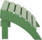 ADIRONDACK - Tuinstoel met voetenbank - Groen - Kunsthout