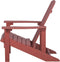 ADIRONDACK - Tuinstoel - Rood - Kunsthout