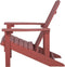 ADIRONDACK - Tuinstoel - Rood - Kunsthout