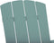 ADIRONDACK - Tuinstoel - Turquoise - Kunsthout