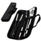 CuisiNoon® BBQ Accessoires set - BBQ set met spiezen prikvork spatel en knijptang - Inclusief GRATIS opberghoes (4 stuks)