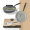BE Living Essential Koekenpan - Ø 28 cm - Keramisch - PFAS vrij - Inductie - Grijs