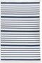 vidaXL - Vloerkleed - 160x230 - cm - katoen - marineblauw
