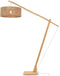 GOOD&MOJO Vloerlamp Iguazu - Bamboe/Jute - 175x60x207cm - Scandinavisch,Bohemian - Staande lampen voor Woonkamer - Slaapkamer