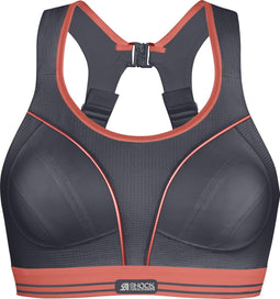 Shock Absorber Ultimate RUN Sportbeha Dames - Extreme ondersteuning - Grey - Maat 85D