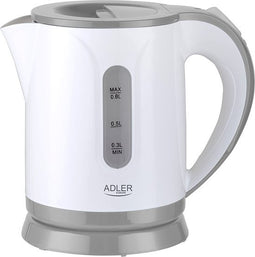 Adler AD 1371 - Waterkoker - kunststof - camping - klein formaat - 0.8 liter - grijs