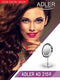Adler AD 2159 - Make up spiegel - Spiegel met verlichting - 3x vergroting - 15 centimeter - Zilver
