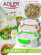 Adler AD 4474 Elektrische broodtrommel lunch oranje