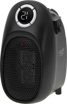 Adler AD 7726 - Thermoventilator 1500W Easy Heater met LED-display - Zwart