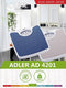 Adler AD 8151b - Personenweegschaal - Analoog - Blauw