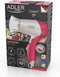 Adler AD2259 - Haardroger - 1200 Watt - wit rose