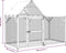 vidaXL - Kippenhok - 200x100x150 - cm - geïmpregneerd - massief - grenenhout