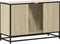 vidaXL - Wastafelkast - 90x33x60 - cm - bewerkt - hout - sonoma - eikenkleurig