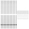 vidaXL - Heipalen - 22 - stuks - U-Channel - Grijs - 160 - cm - Staal