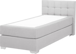 ADMIRAL - Boxspringbed - Grijs - 90 x 200 cm - Polyester