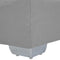 ADMIRAL - Boxspringbed - Grijs - 90 x 200 cm - Polyester