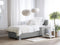ADMIRAL - Boxspringbed - Grijs - 90 x 200 cm - Polyester